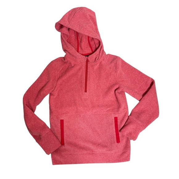 All in Motion Fleece Hooded Top Boys Size Medium Solid Red - Picture 1 of 5